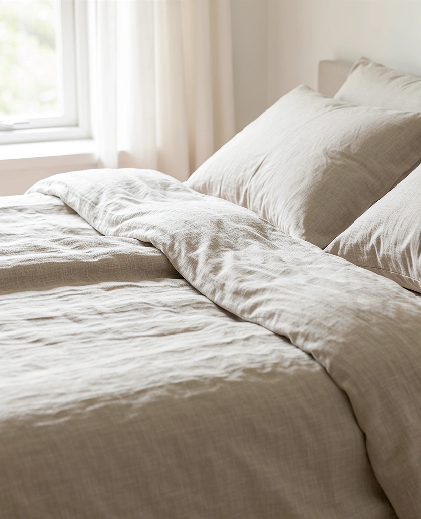 Natürliche Texturen von Schlafkomfort